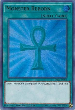 Yu-Gi-Oh! Singles - Monster Reborn - LART-EN001 - Ultra Rare - Limited Edition