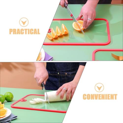 Tabla de cortar de vidrio templado rectangular de alta resistencia con bordes pulidos finos 7
