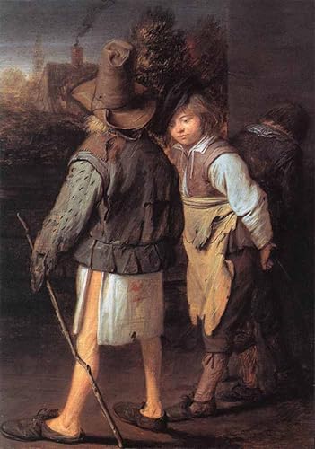 Impression d'affiches Ryckaert pour habiller un grand mur vide toile portrait 60x90