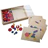 Pattern Blocks and Board Set with 10 Pattern Boards and 100 Tile Blocks