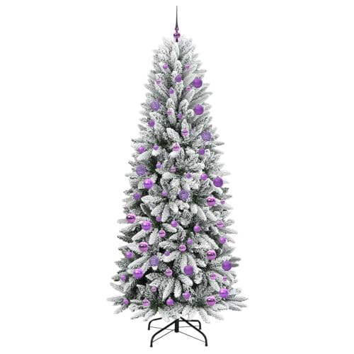 Árbol de Navidad artificial 210 cm premium con soporte plegable estable 4