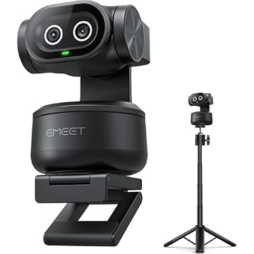 Câmera PTZ Dual EMEET PIXY 4K com IA