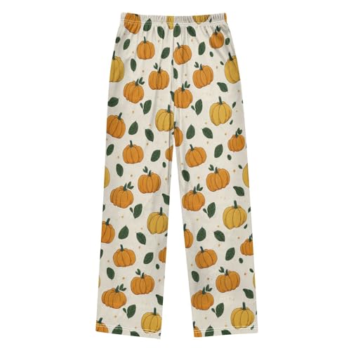 Pfrewn Pajama Pants Autumn Day Lounge Pants Soft Pajama Bottoms with Pockets2