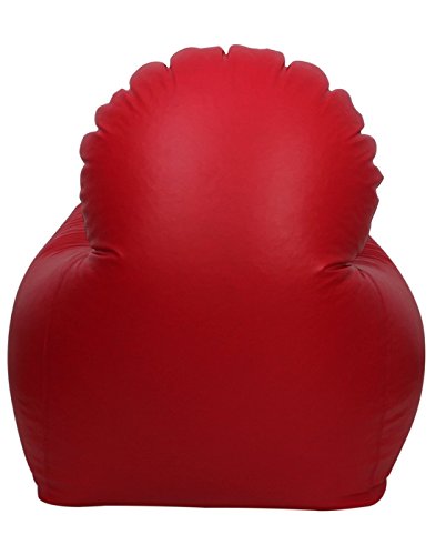 Image of Sattva Arm Chair Bean Bag Cover Size XXXL (Without Beans) - Red