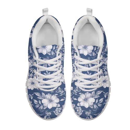 Forchrinse Womens Athletic Shoes Comfortable Lace Up Running Sneakers Breathable Lightweight Slip On Walking Tennis Shoe3