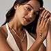 Green Emerald Hand Chain Bracelet 14k Gold Finger Ring Bracelet Hand Chain for Women 6
