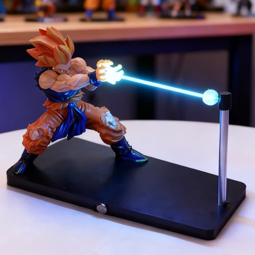 Katywixu Doku Lamp Magnetic Super Saiyan lamp with LED Lighting Effect