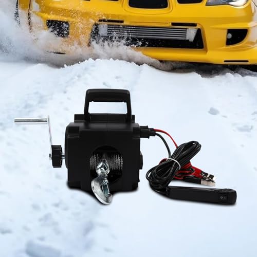 Winche eléctrico para bote 6000 lbs, 12V portátil miniatura 2
