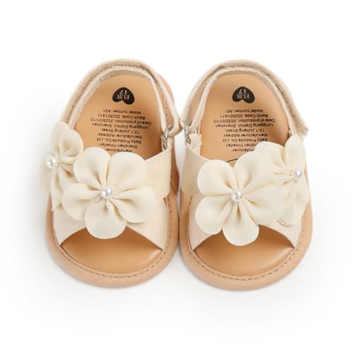 Image of Infant Baby Girls Boys Summer Sandals Premium Unisex Non Slip Rubber Soft Sole Breathable Toddler First Walker Outdoor Beach Shoes