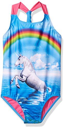 Freestyle Girls' Unicorn Dreams One Piece Swimsuit