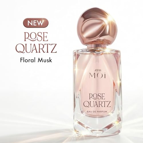 Image of Nykaa Rose Quartz EDP 50ml | Floral Musk Scent for Women | Tuberose, Musk Soft Fragrance | Long-Lasting Everyday & Evening Scent | Luxury Elegant | Best Gift for Her