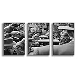 OQUAJK Greenwich Village - Póster de lienzo para decoración de dormitorio, oficina, habitación, regalo, 50 x 75 cm