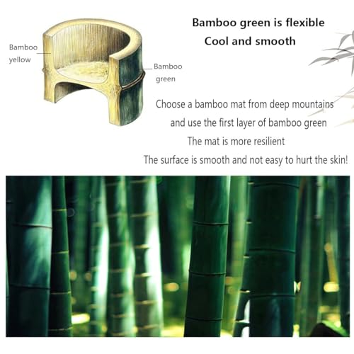 Tapis de refroidissement en bambou carbonisé double face de qualité - 5