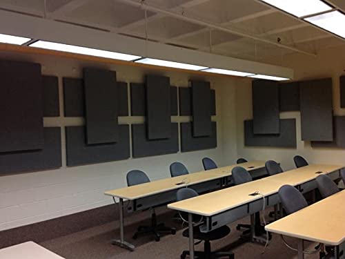 Primacoustic Broadway 2" Broadband Absorber Square-edge Acoustic Wall Panel 6-pack - Black - Image 3