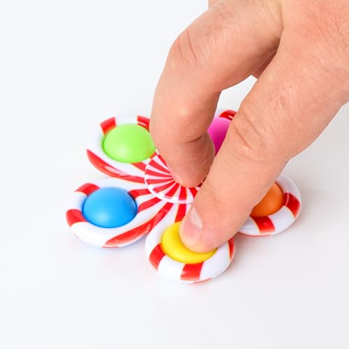 Nutty Toys Fidget Spinner - Sensory Toy for Kids & Adults - Top Stress & Anxiety Relief Gifts 2026 Unique Christmas Stocking Stuffers Idea Best Toddler Teen Girl Teenage Boys Tween Present - Image 5