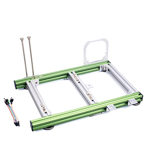 Gabinete DIY para pruebas de placa base Mini ITX, estructura abierta de aluminio ligero, soporte para tarjeta gráfica miniatura 1