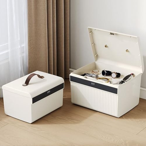 Boîte de rangement avec serrure coffret portefeuille et bijoux