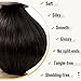 Nano Human Hair Extensions Brown LaaVoo Nano Micro Loop Real Hair Extensions Darkest Brown PreBonded Hair Extensions 14 Inch Micro Nano Ring Extensions Silky Straight 1g/strands 50gram
