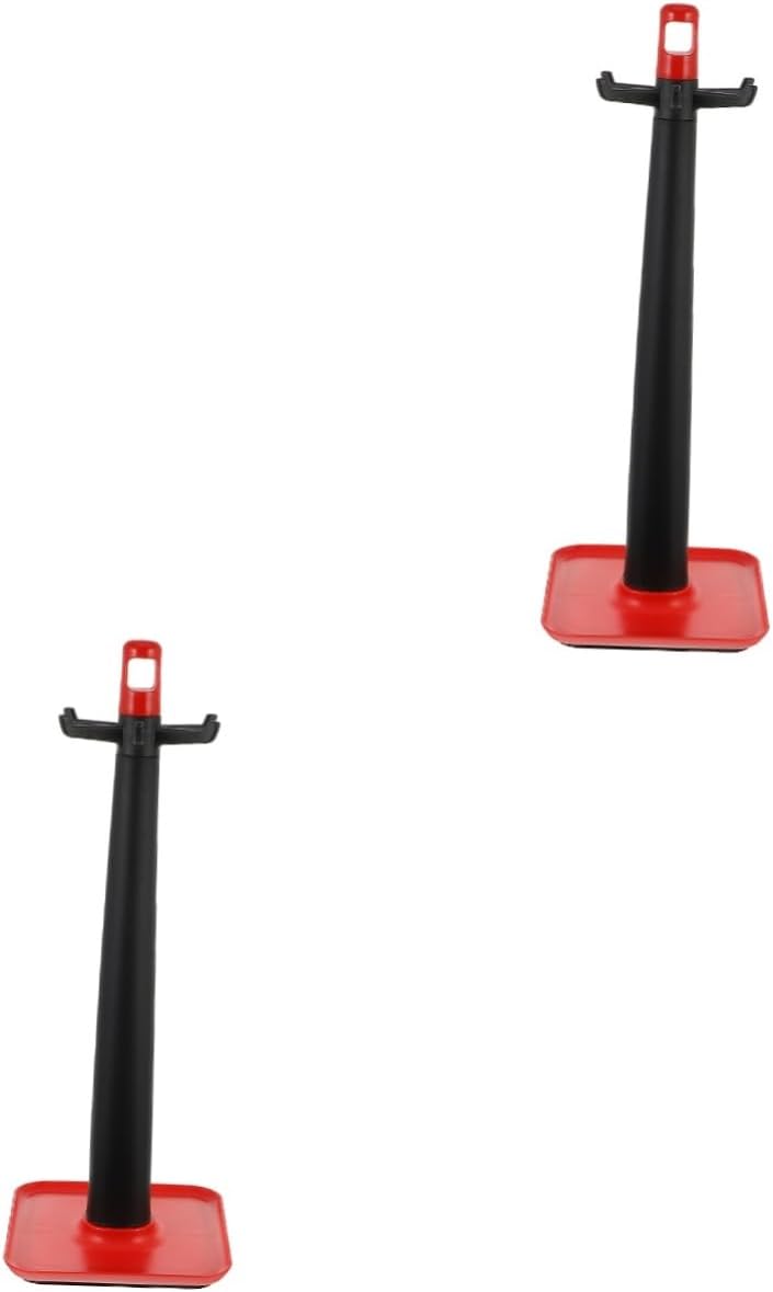 2pcs Vertical Ladle Rack Sturdy Plastic and Rubber Spoon Holder for Kitchen Counter Easy Assembly -skid Base - Cookware Holder Space-saving Utensil Stand