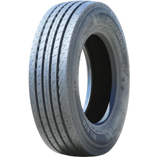 Roundrule MLA18+ All Steel Heavy Duty All-Season Commercial All Position Radial Tire-245/70R19.5 245/70/19.5 245/70-19.5 135/133M Load Range H LRH 16-Ply BSW Black Side Wall