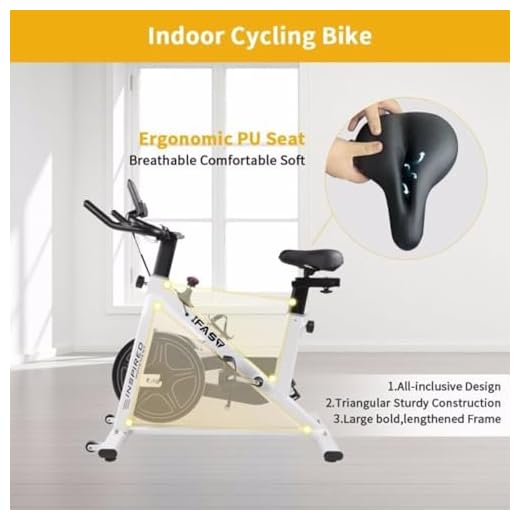 Adjustable Indoor Exercise Bike with LCD Monitor
