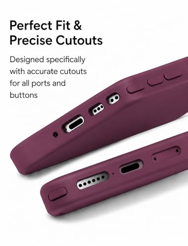 Image of FIRST MART Matte Silicone Back Cover for iQOO 15R - Purple