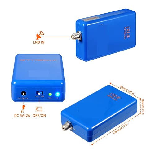Medidor localizador de satélite digital V8 Finder BT05 Digital Satellite Finder DVB-S/S2 1080P melho