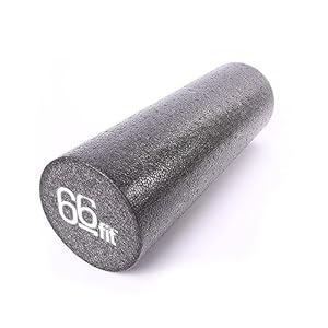 66fit EPP Foam Roller – Black – 15cm x 45cm
