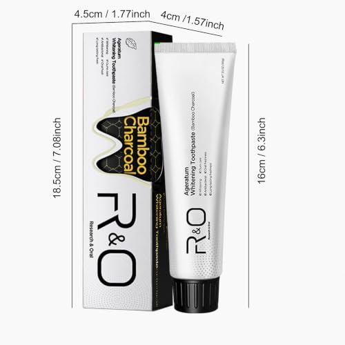 Charcoal Whitening Toothpaste Fresh Breath Oral Care 3.5 oz 3 Pack — view 5