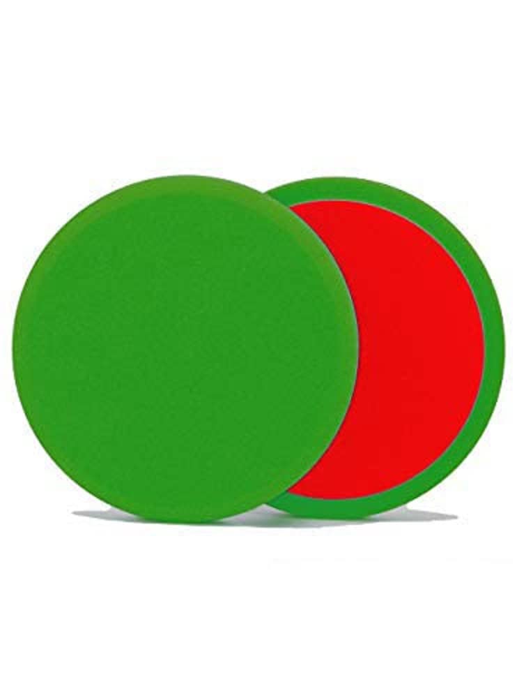 ALCLEAR 5516015G flat pads, diameter: 160 x 15 mm, green, set of 2