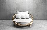 Statra G80N03 Round Daybed, Natural