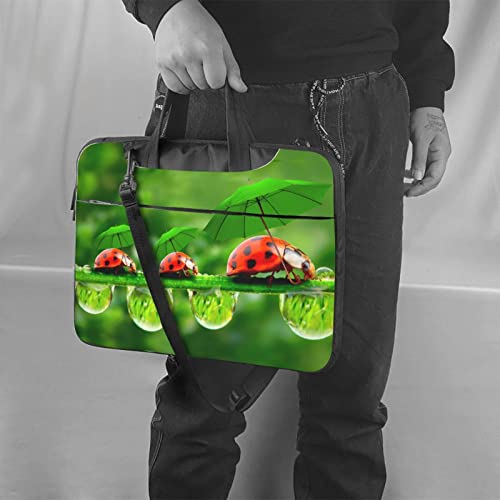Bolsa de hombro para portátil 14 pulgadas impermeable 6