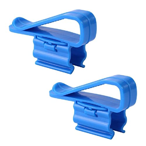 Image of 2 Pack Fish For Tank Mounting Clip Water Pipe Hose Holder Multifunction Plastic Adjustable Clamp For 0.31 inch-0.62 inch Dia Tub Aquarium Tube Holder Clip