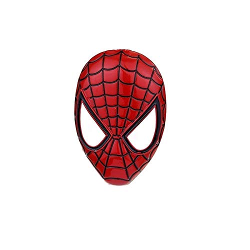 Superhero Peter Parker Mask Customized Accessory Metal Craft for Magnetic Board and Fridge Magnet Souvenir - 1 Piece (MAG-32)