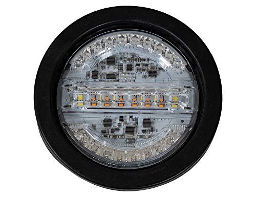 Feu stroboscopique ambré LED pour signalisation de chantier et sécurité - 3