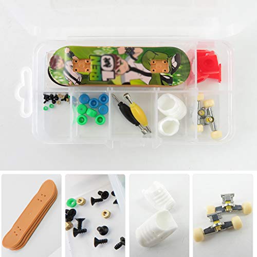 Remeehi Diy Fingerboard With Nuts Trucks Tool Kit Basic Bearing Wheels Packaged In Box #TOP3