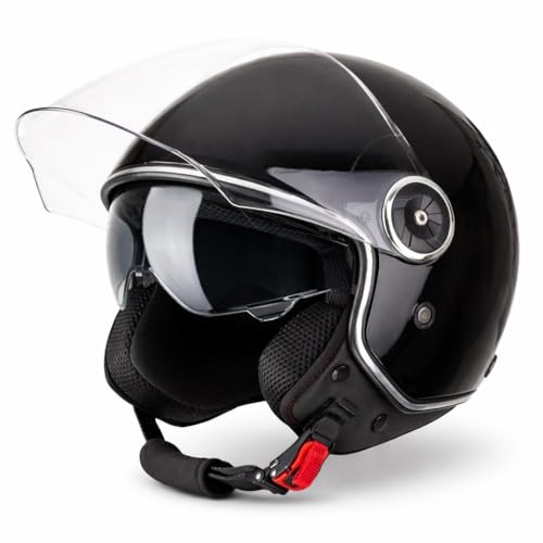 Imbottitura interna confortevole: L’imbottitura interna del casco è morbida e traspirante, mantenendo la testa fresca e asciutta durante la guida. I cuscinetti auricolari sono rimovibili e lavabili per una maggiore igiene.