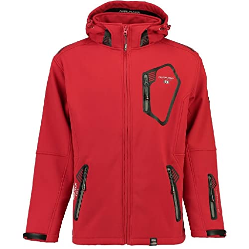 Veste softshell à capuche pour homme idéale pour la randonnée et le vélo