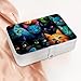 Travel Large Colorful Cute Cat-192 Jewelry Box! Portable Organizer Case Perfect for Rings,Earrings,Necklace-For Fashionable Girls and Women on the Move - 1 Pack