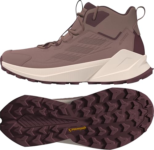 adidas Women's Terrex Trailmaker 2.0 Leather Hiking Sneaker, Warm Clay/Warm Clay/Quiet Crimson, 7
