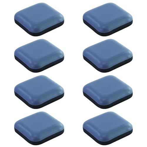 26 feltrini quadrati in PTFE Teflon, 20 x 20 mm, autoadesivi per mobili, in teflon, autoadesivi, per mobili pesanti, feltrini per tappeti