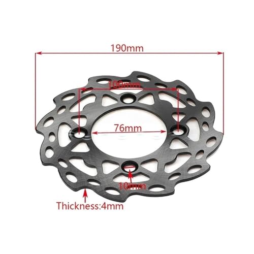 Disque de frein moto 190 mm idéal pour les pistes tout-terrain - 3