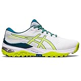 ASICS Men's Gel-Kayano ACE Golf Shoes, 11.5, White/NEON Lime