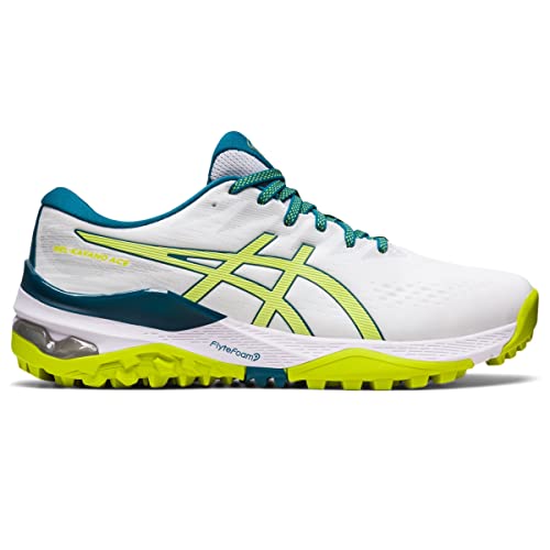 ASICS Men's Gel-Kayano ACE Golf Shoes, 11.5, White/NEON Lime