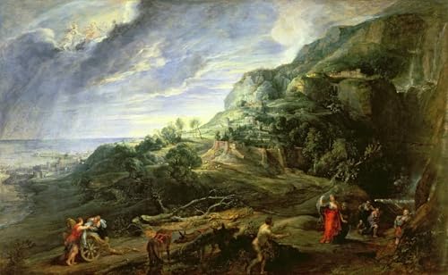 Impression d'art mural Ulysse sur l'île Phécienne pour décoration chambre
