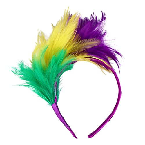 Fascinator femme colorée pour soirée Halloween chic et cérémonie de mariage réussie