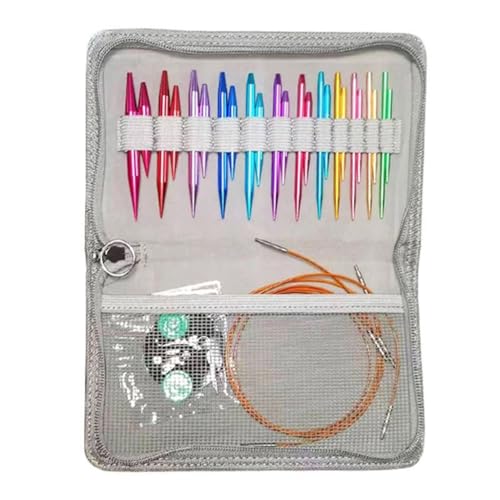 Aiguille à tricoter interchangeable et crochet pour fil