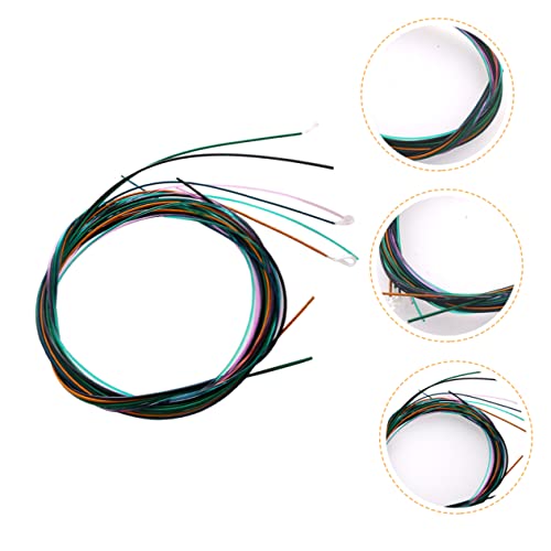 Abaodam 5 Conjuntos De Linha De Música De Baixo Exclusivo Construído Resistente Fio De Guitarra Aces