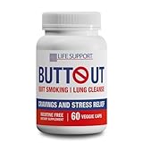 ButtOut Quit Smoking Lung Cleanse. Helps to Stop Smoking & Support Respiratory Health - Natural Lung Cleanse & Detox. Nicotine Free. 60 Count - 30 Day Supply
