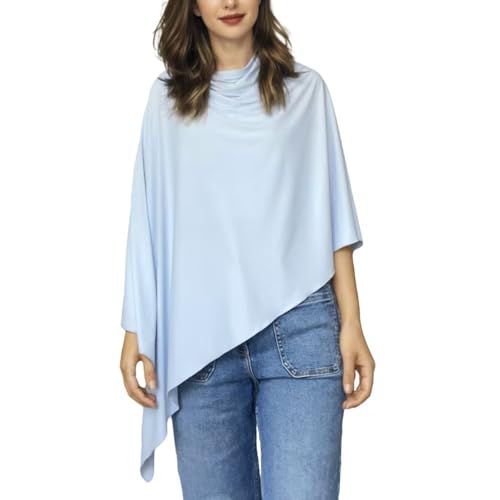 UPF 50+ Women's Sun Scarf Convertible Beach Shawl with Snap Buttons UV Protective Summer Cover up for Outdoor Travel